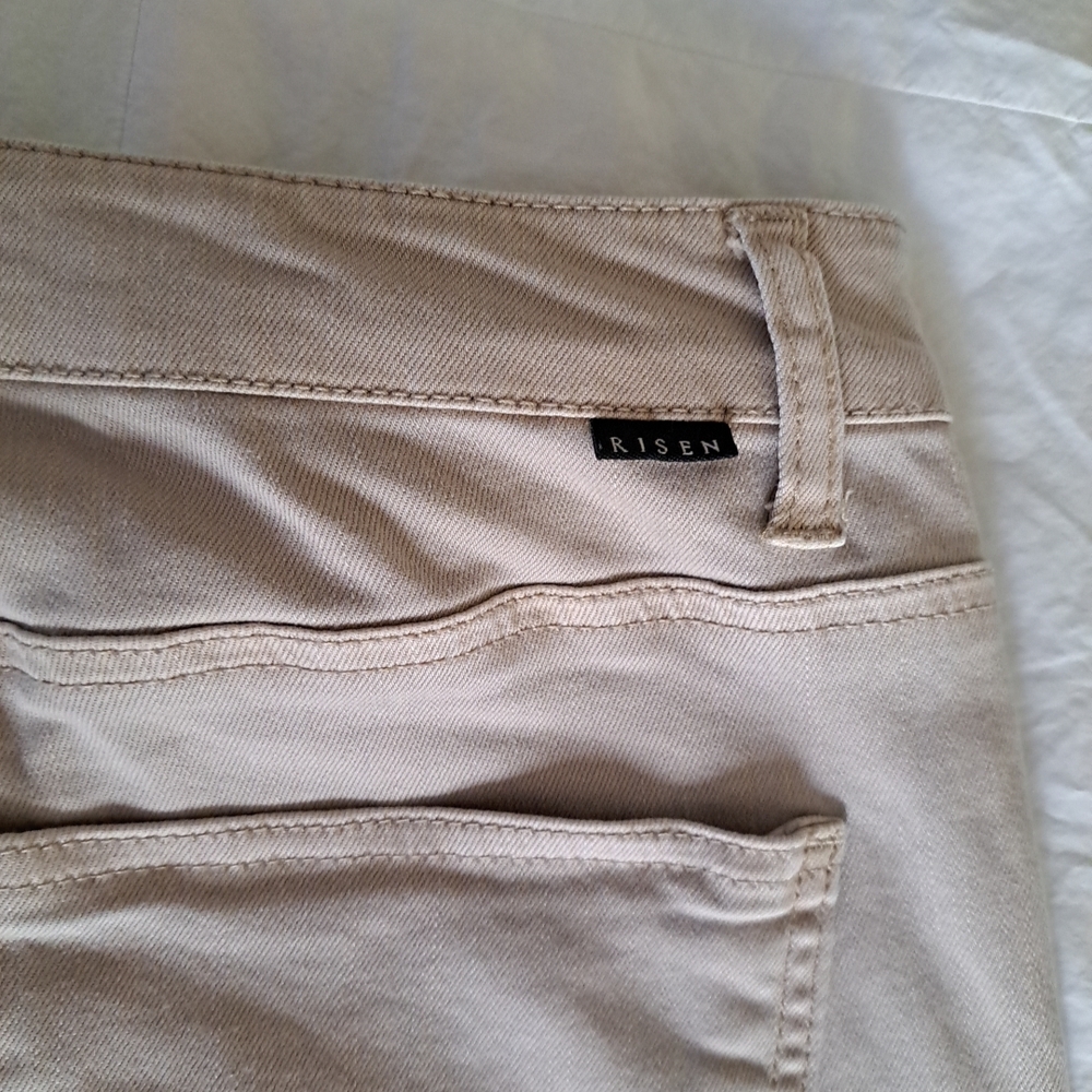 Risen Jeans Beige Size 30 Excellent Quality And Condition 32x33 - Picture 12 of 13